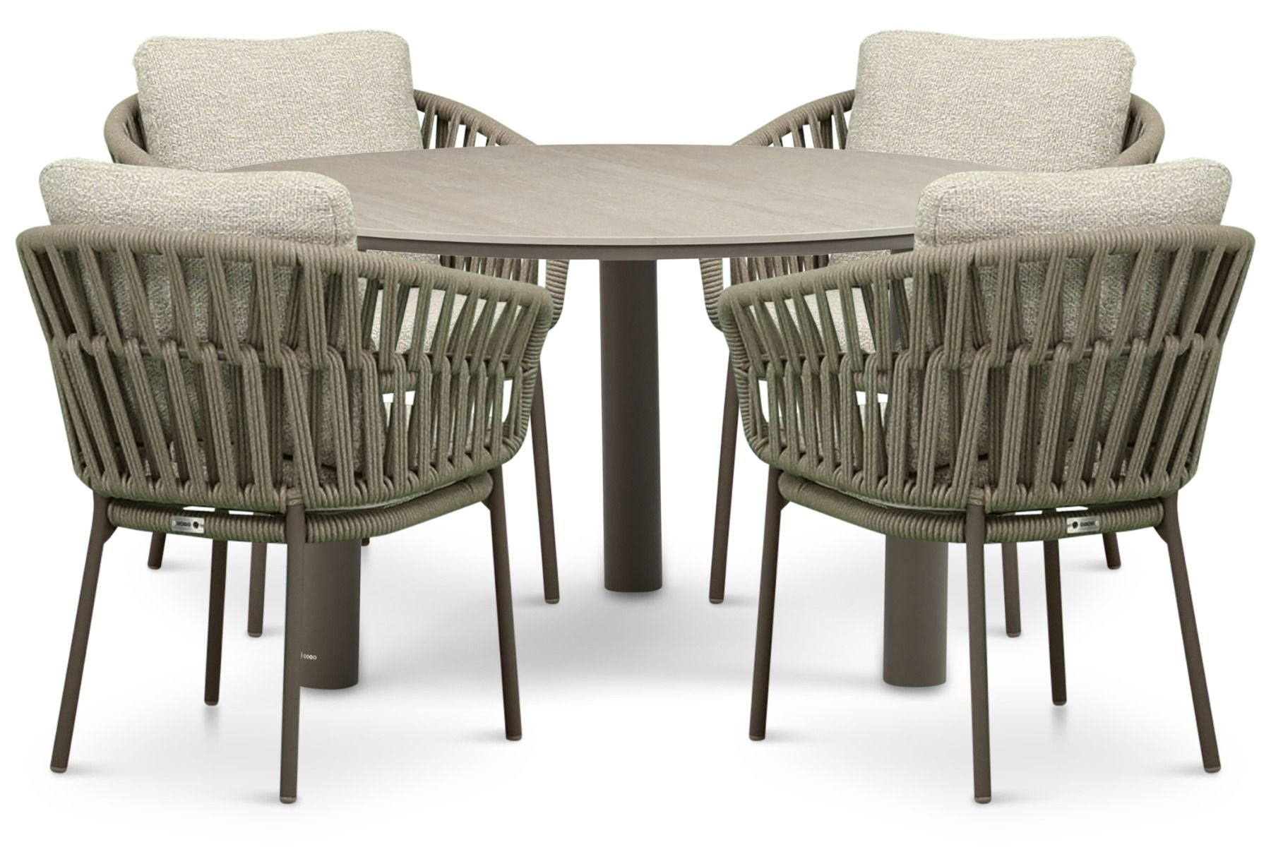 Coco Viento/Trino 140 cm dining tuinset 5-delig