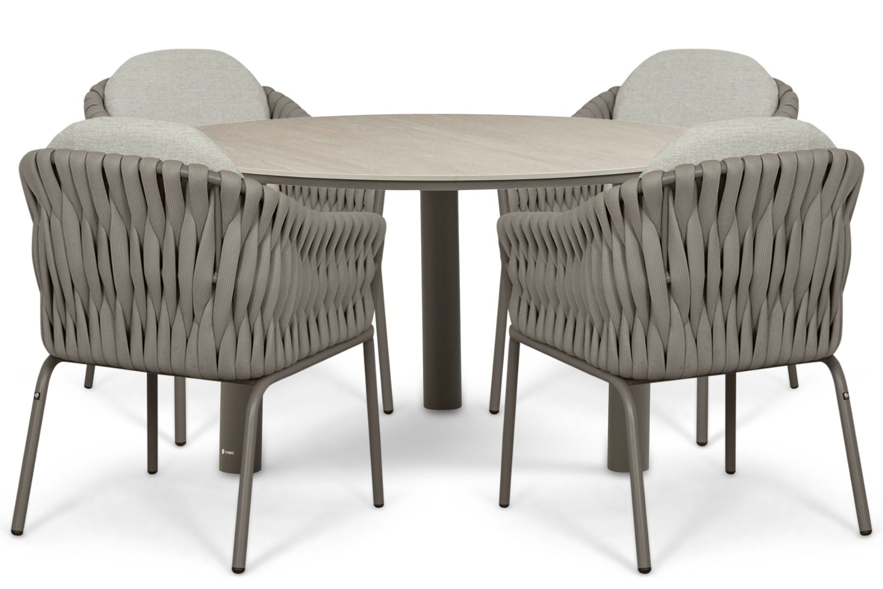 Santika Amadora/Trino 140 cm dining tuinset 5-delig