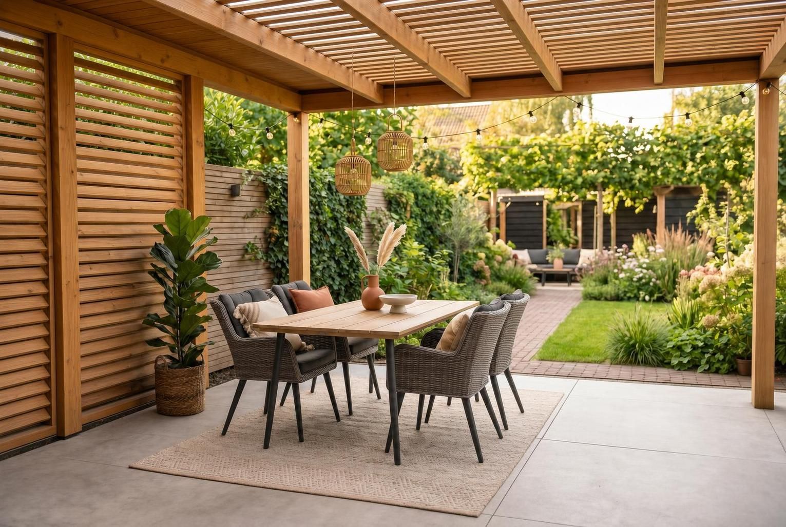 Garden Collections Boston/Montana 180 cm dining tuinset 5-delig