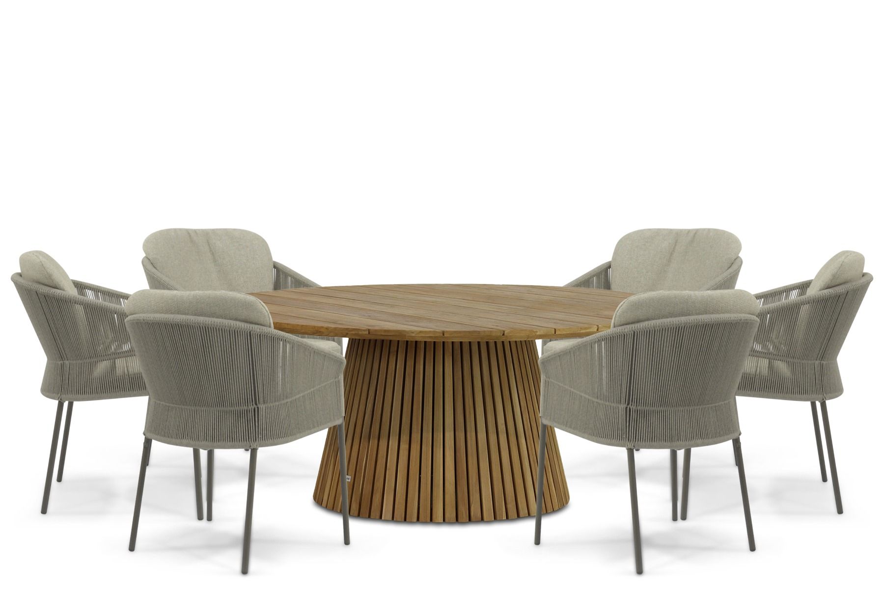 4 Seasons Outdoor Florence/Fungo 180 cm dining tuinset 7-delig