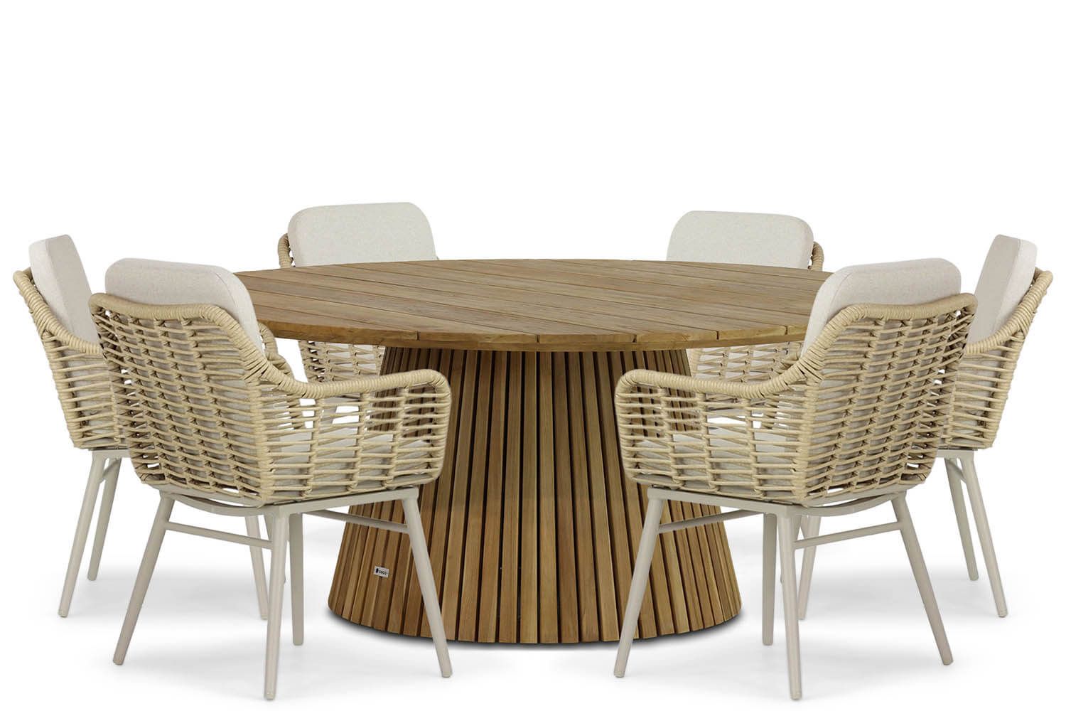 Coco Antoni/Fungo 180 cm dining tuinset 7-delig thumbnail