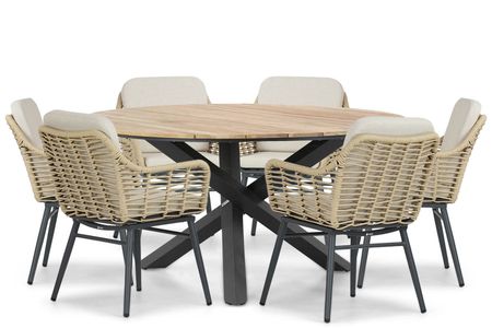 Coco Antoni/Fabriano 150 cm dining tuinset 7-delig