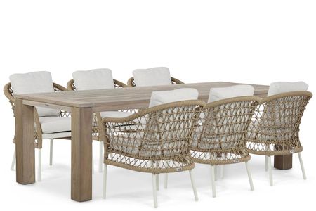 Coco Bali/Brighton 240 cm dining tuinset 7-delig