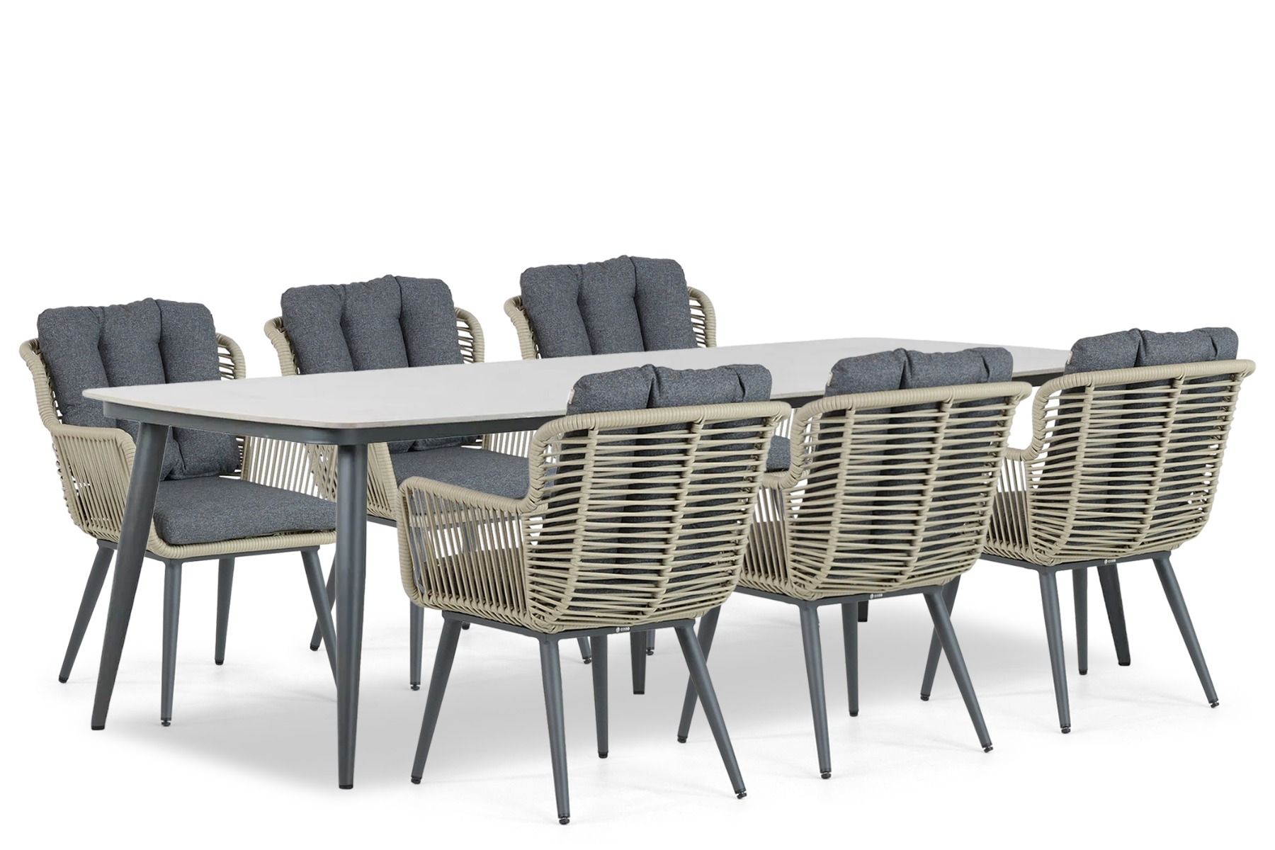 Coco Custa/Vienna 240 cm dining tuinset 7-delig thumbnail