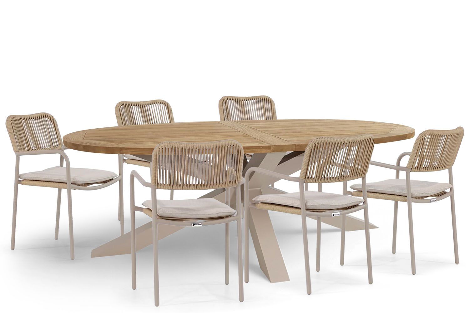 Coco Penya/Brookline 240 cm dining tuinset 7-delig