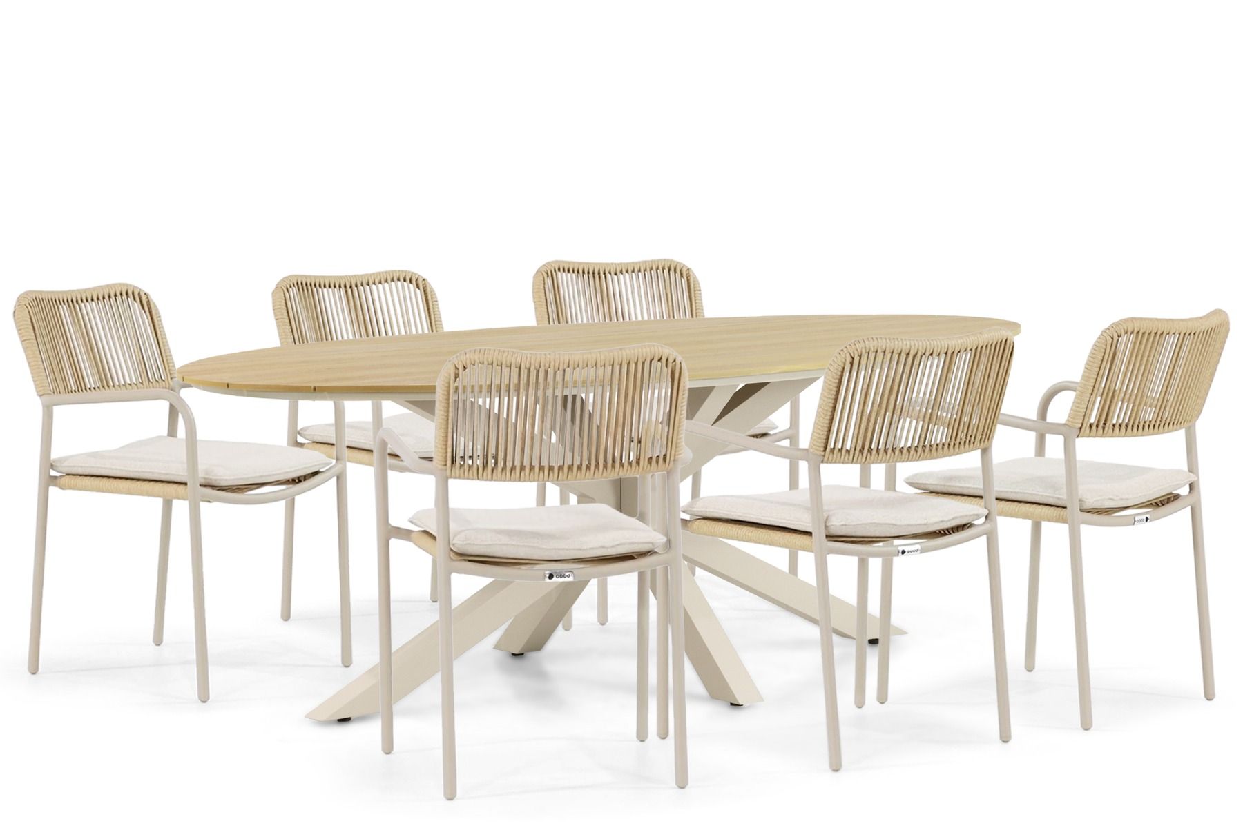 Coco Penya/Matara 220 cm dining tuinset 7-delig