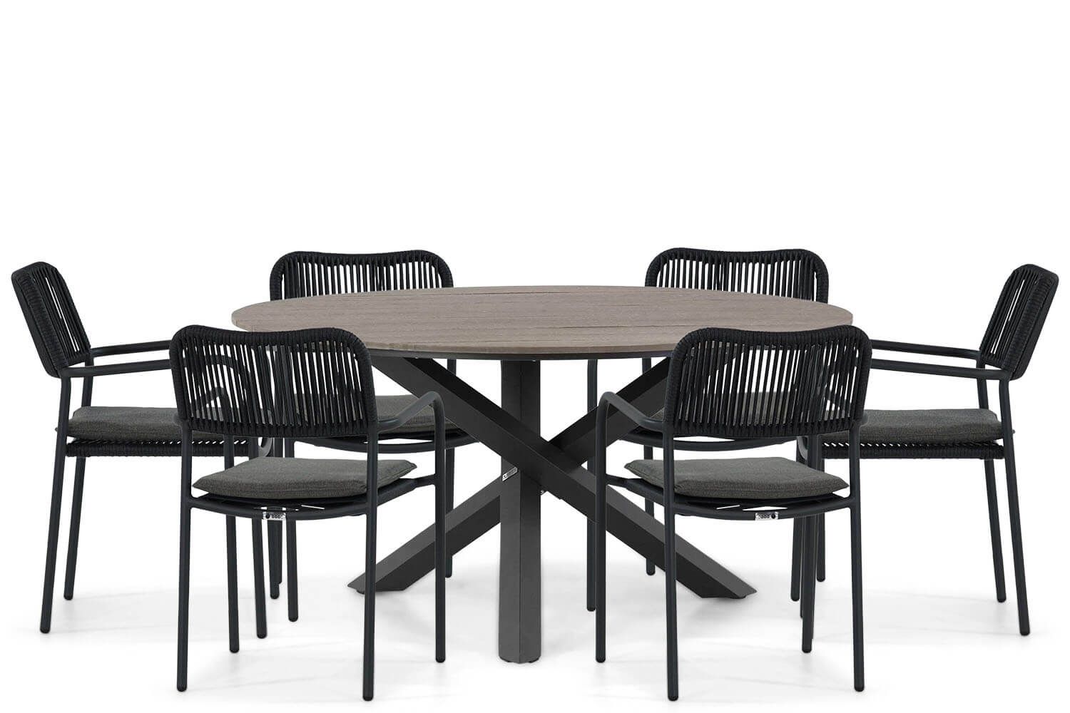 Coco Penya/Ancona 150 cm dining tuinset 7-delig thumbnail