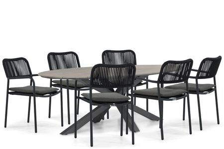 Coco Penya/Matara 220 cm dining tuinset 7-delig