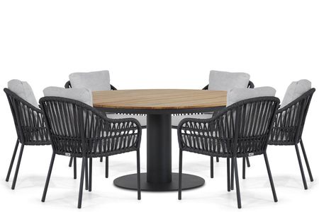 Coco Puerto/Salerno 160 cm dining tuinset 7-delig
