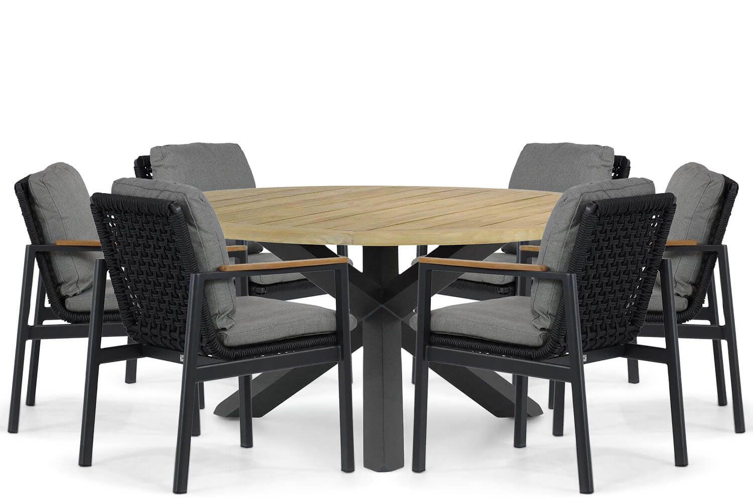 Coco Ralph/Rockville 160 cm dining tuinset 7-delig thumbnail