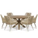 Coco Vedra/Sand City 160 cm dining tuinset 7-delig thumbnail