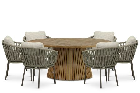 Coco Viento/Fungo 180 cm dining tuinset 7-delig