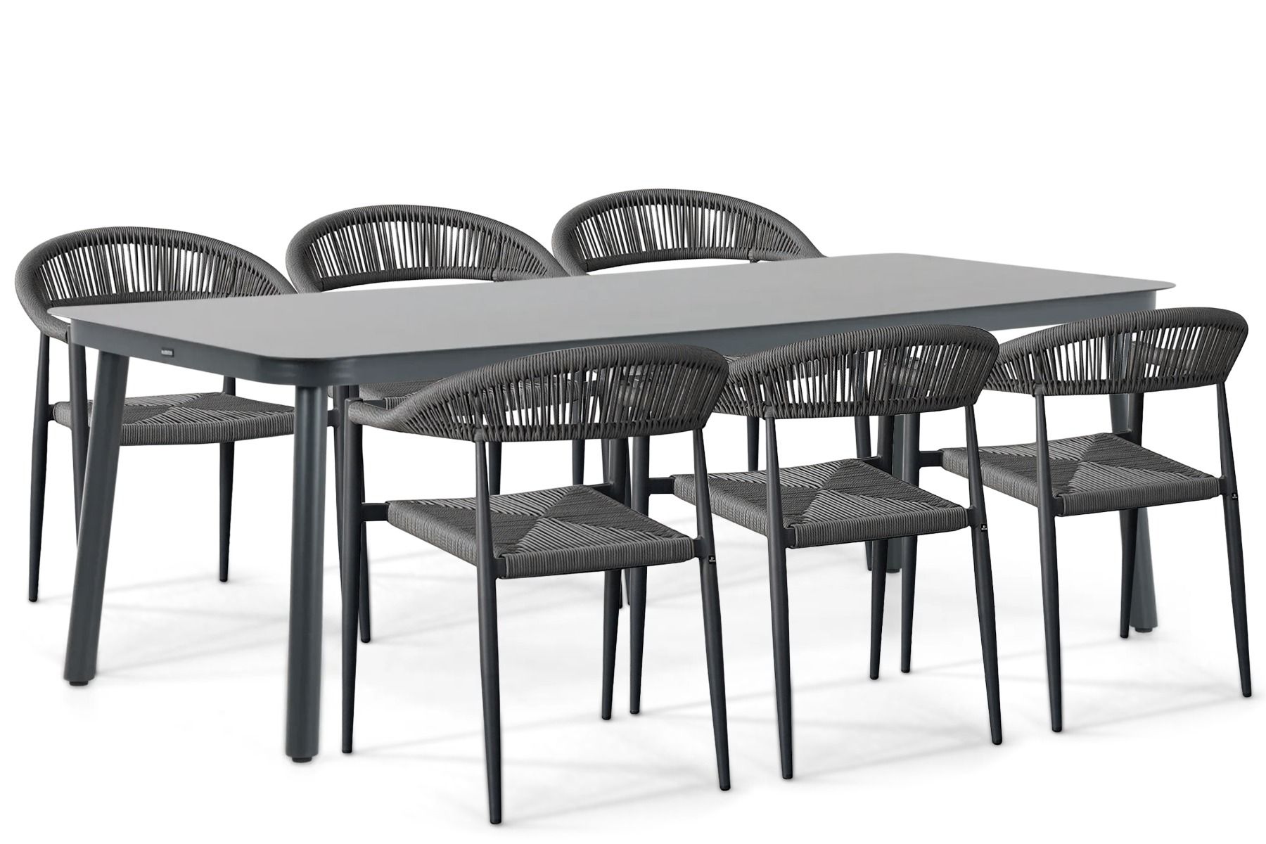 De Laan Granada/Tavano 220x90 cm dining tuinset 7-delig