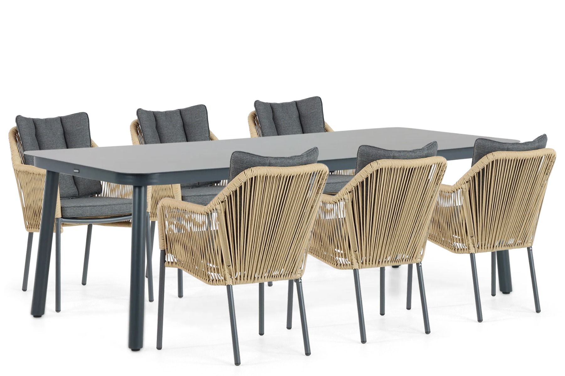 Lifestyle Marbella/Tavano 220 cm dining tuinset 7-delig