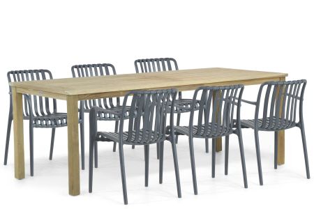 Domani Vento/Weston 210 cm dining tuinset 7-delig