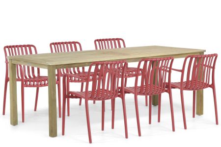Domani Vento/Weston 210 cm dining tuinset 7-delig