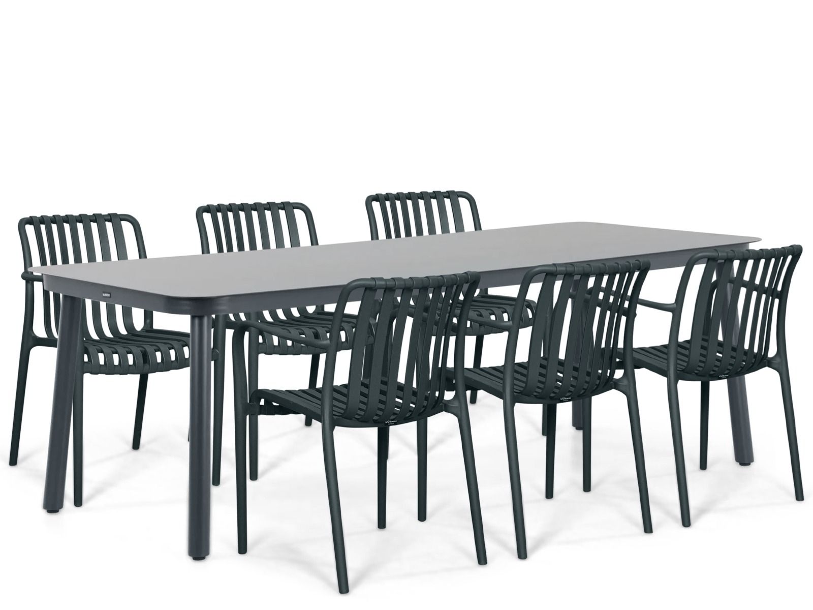 Domani Alba/Tavano 220x90 cm dining tuinset 7-delig