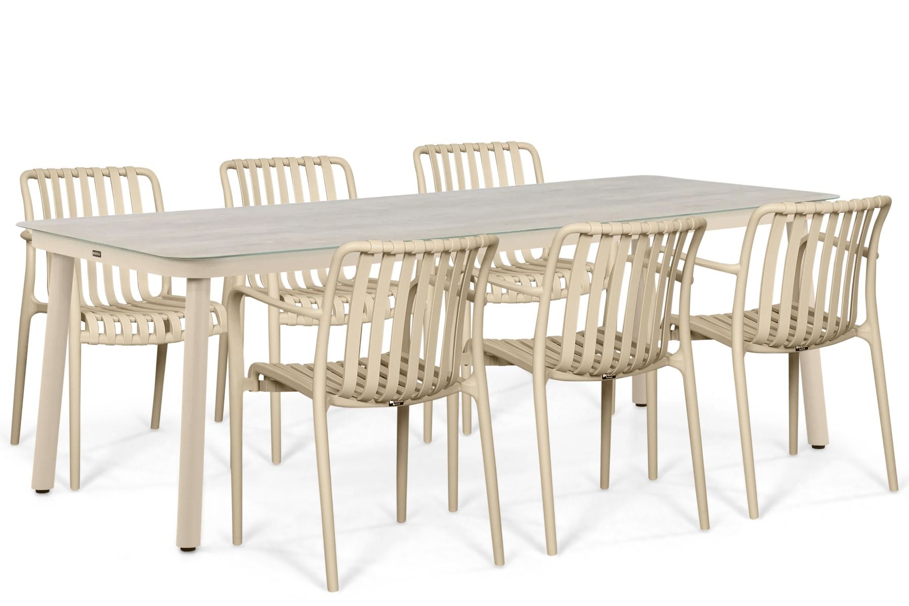 Domani Alba/Tavano 220x90 cm dining tuinset 7-delig