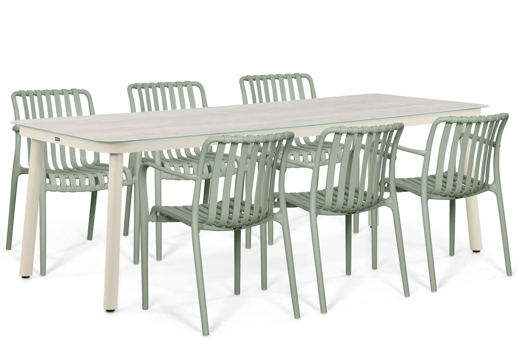 Domani Alba/Tavano 220x90 cm dining tuinset 7-delig