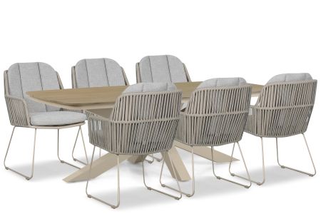 Domani Trivento/Camila 220x100 cm dining tuinset 7-delig