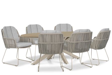 Domani Trivento/Matara 220x115cm dining tuinset 7-delig