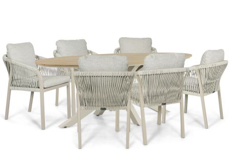 Lifestyle Biagio/Matara 220x115 cm dining tuinset 7-delig