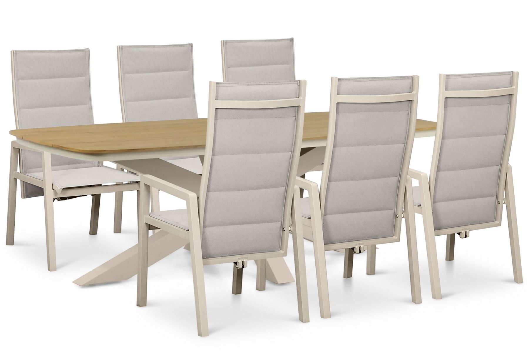 Lifestyle Essence/Camila 220x100 cm dining tuinset 7-delig