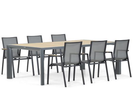 Lifestyle Fiora/Borello 240 cm dining tuinset 7-delig