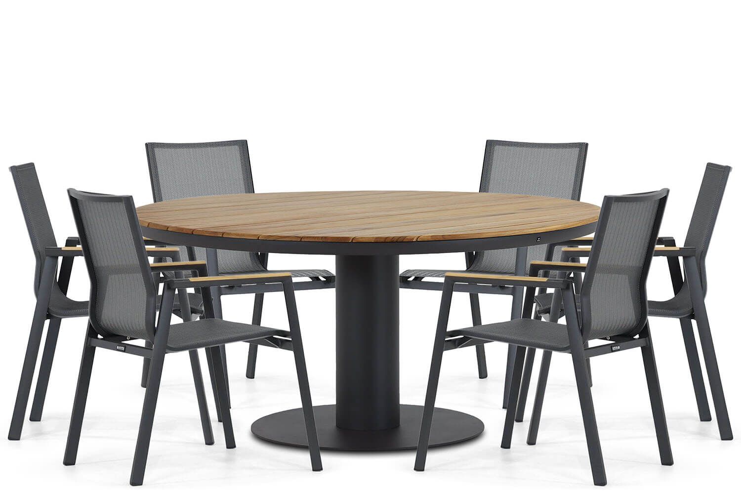 Lifestyle Fiora/Salerno 160 cm dining tuinset 7-delig thumbnail