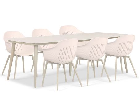 Lifestyle Lissabon/Vienna 240 cm dining tuinset 7-delig