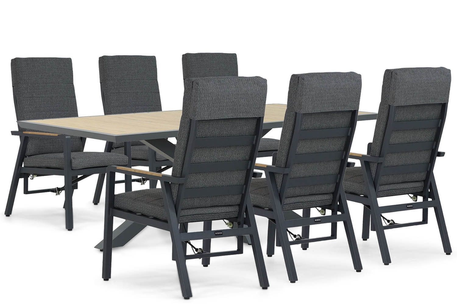 Lifestyle Marseille/Palermo 215 cm dining tuinset 7-delig thumbnail