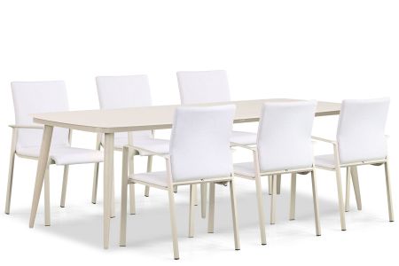 Lifestyle Rome/Vienna 240 cm dining tuinset 7-delig