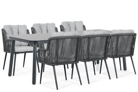 Lifestyle Tivoli/Tavano 220x90 cm dining tuinset 7-delig