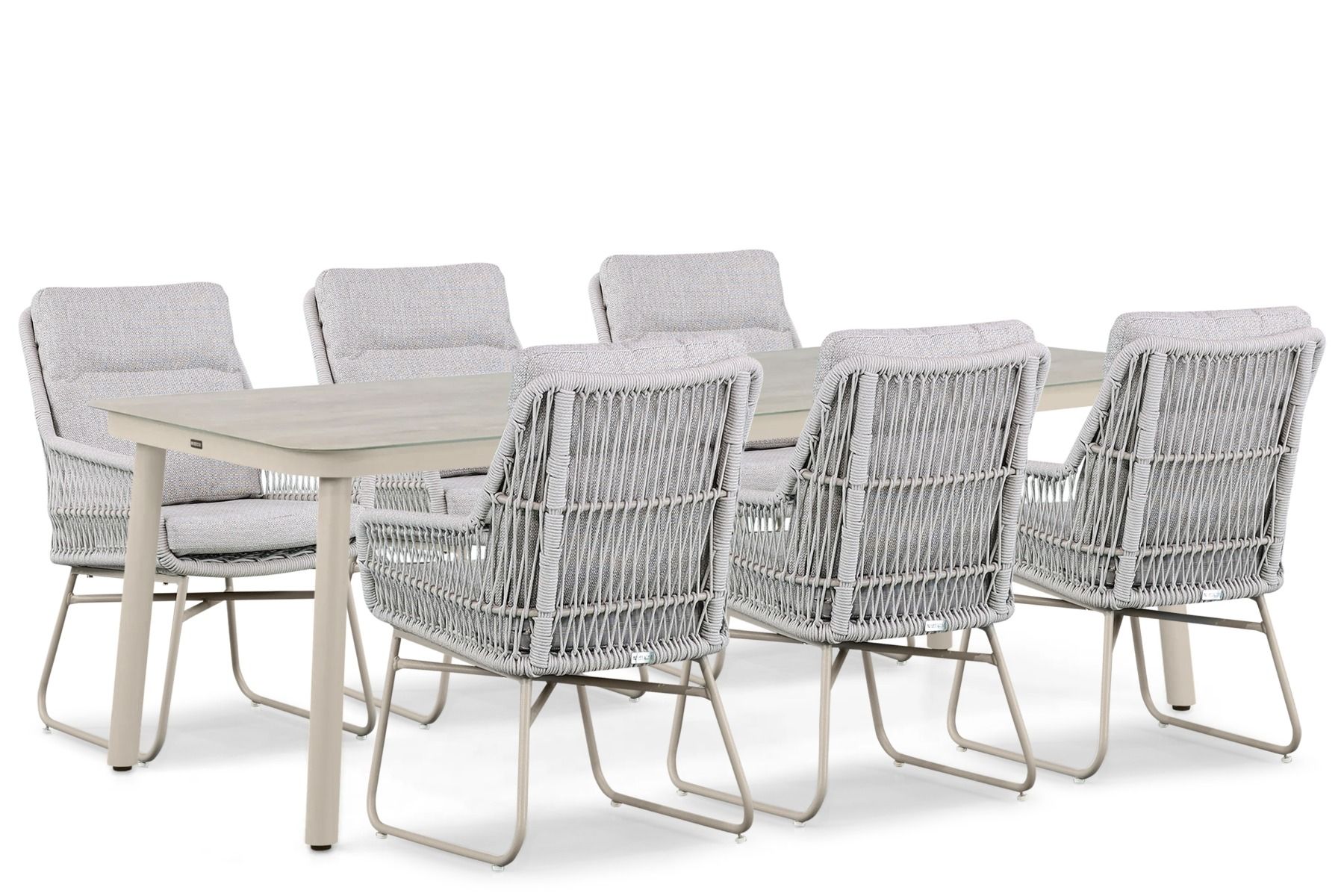 Lifestyle Vicente/Tavano 220x90 cm dining tuinset 7-delig