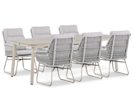 Lifestyle Vicente/Tavano 220x90 cm dining tuinset 7-delig