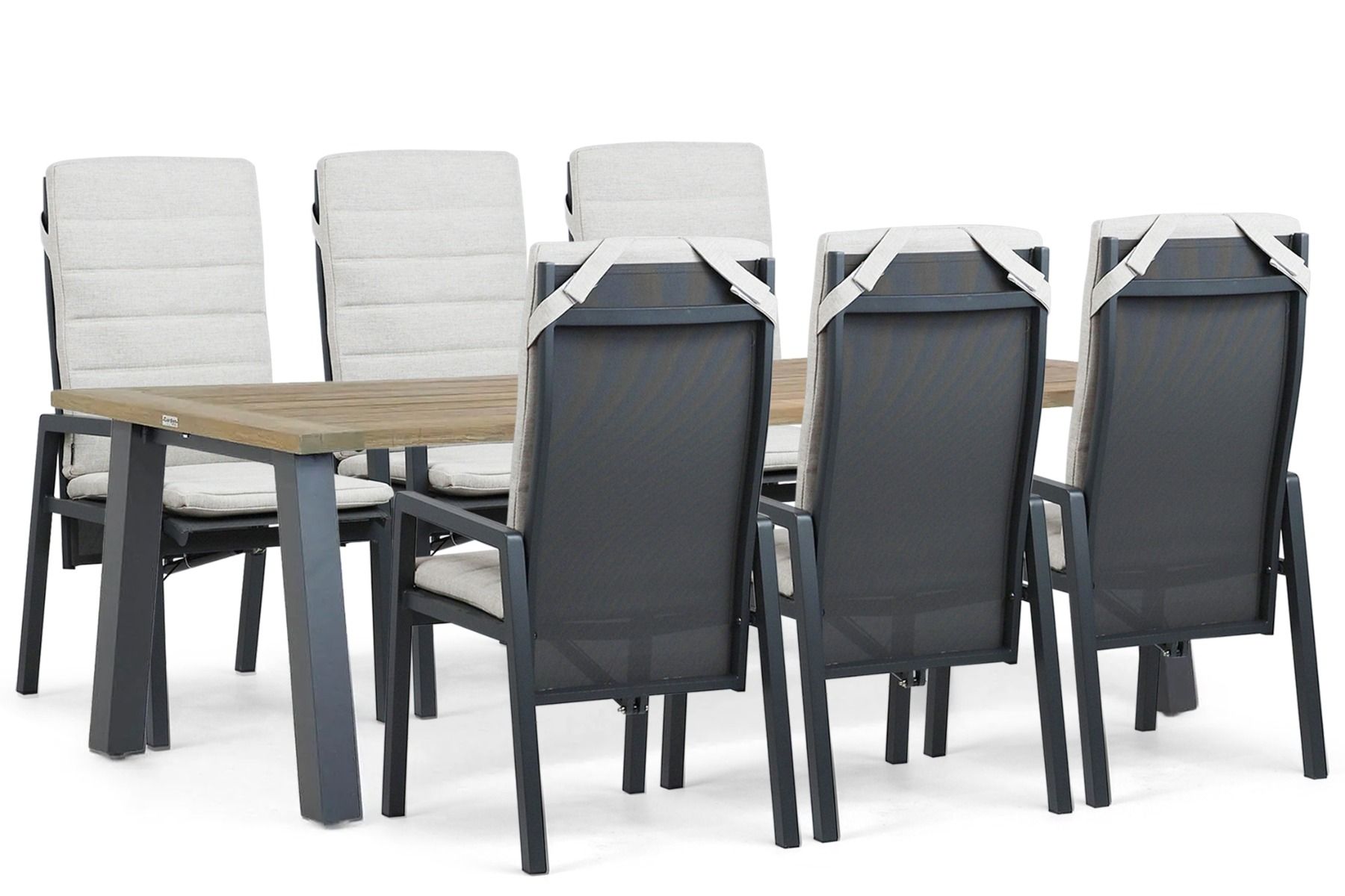 Lifestyle Vivaro/Cardiff 240x100 cm dining tuinset 7-delig