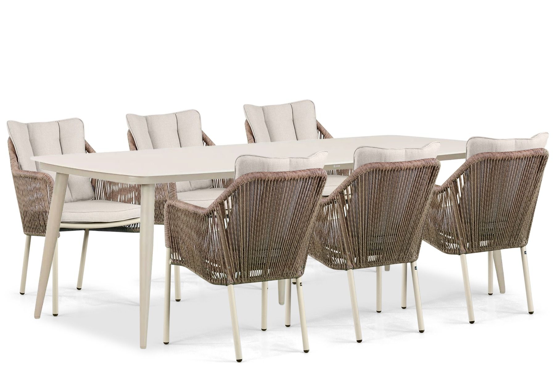 Lifestyle Marbella/Vienna 240 cm dining tuinset 7-delig