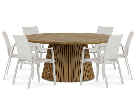 Osmen Joliet/Fungo 180 cm dining tuinset 7-delig