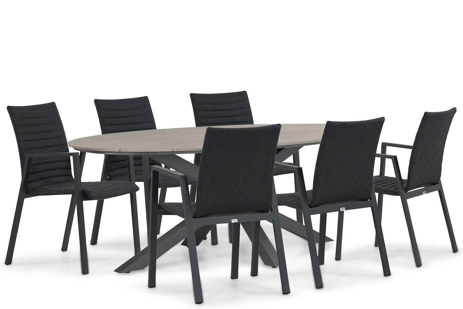 Osmen Joliet/Matara 220 cm dining tuinset 7-delig thumbnail