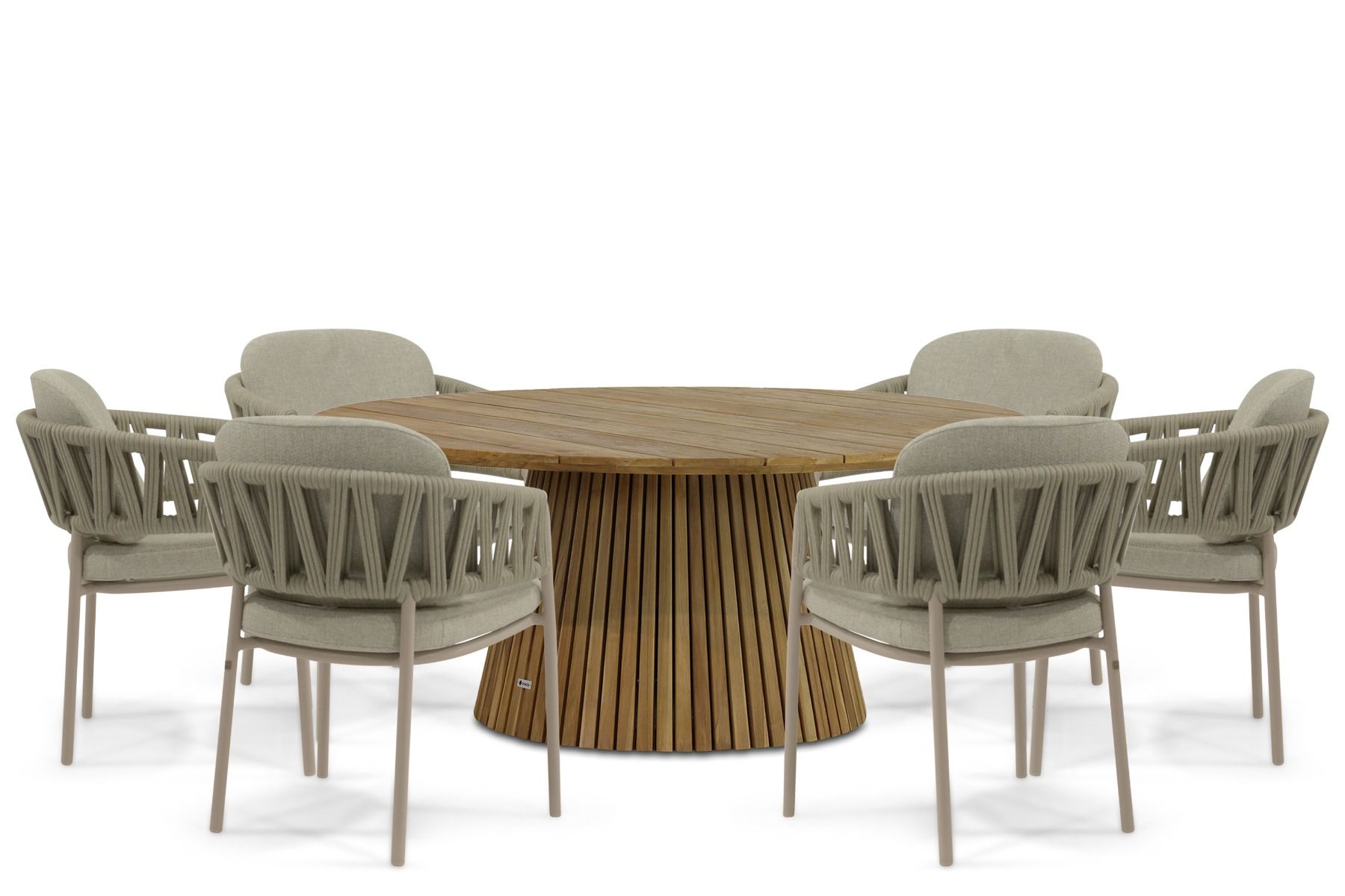 4 Seasons Outdoor Calma/Fungo 180 cm dining tuinset 7-delig