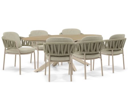 4 Seasons Outdoor Calma/Matara 220x115 cm dining tuinset 7-delig