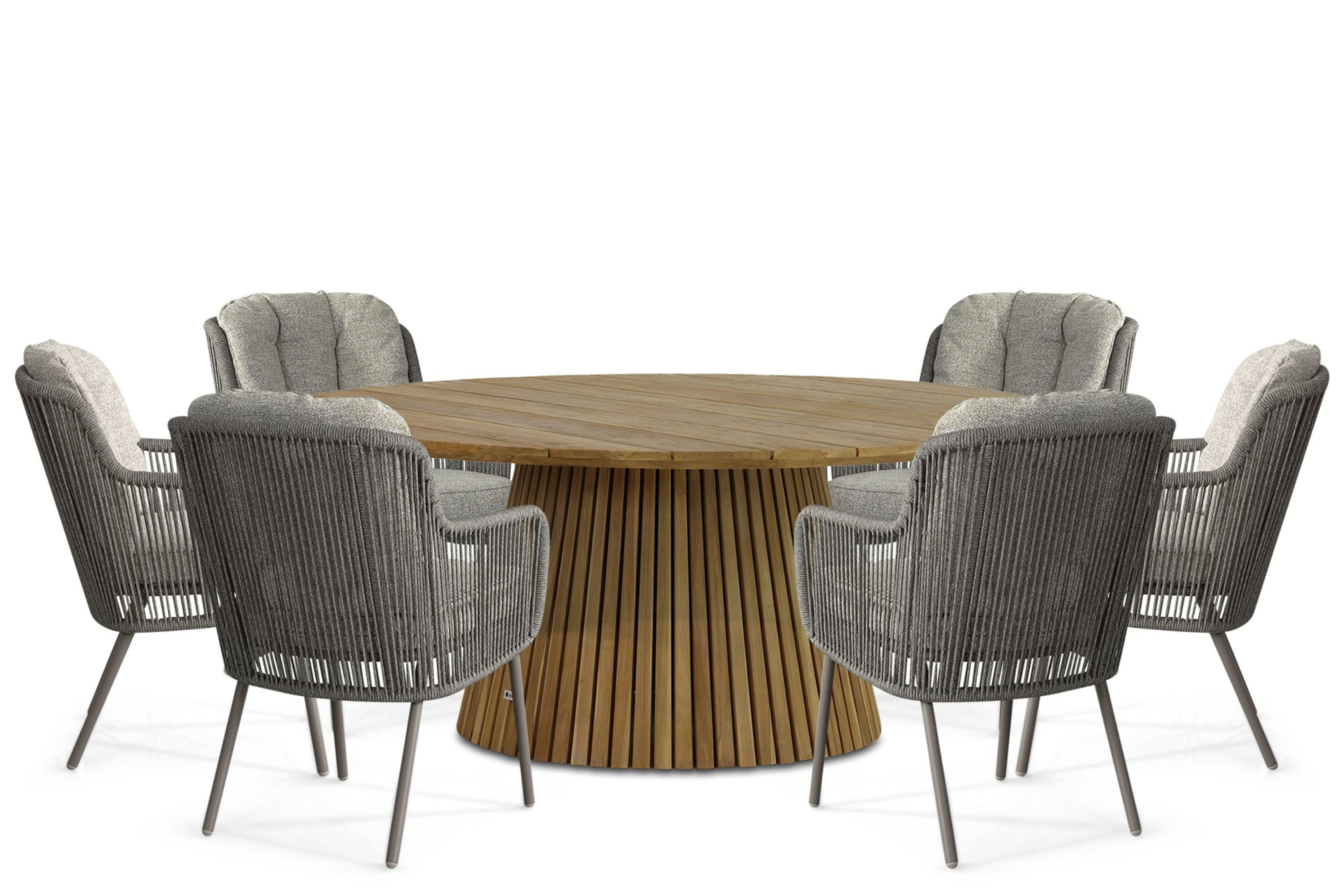 Santika Cayora/Fungo 180 cm dining tuinset 7-delig