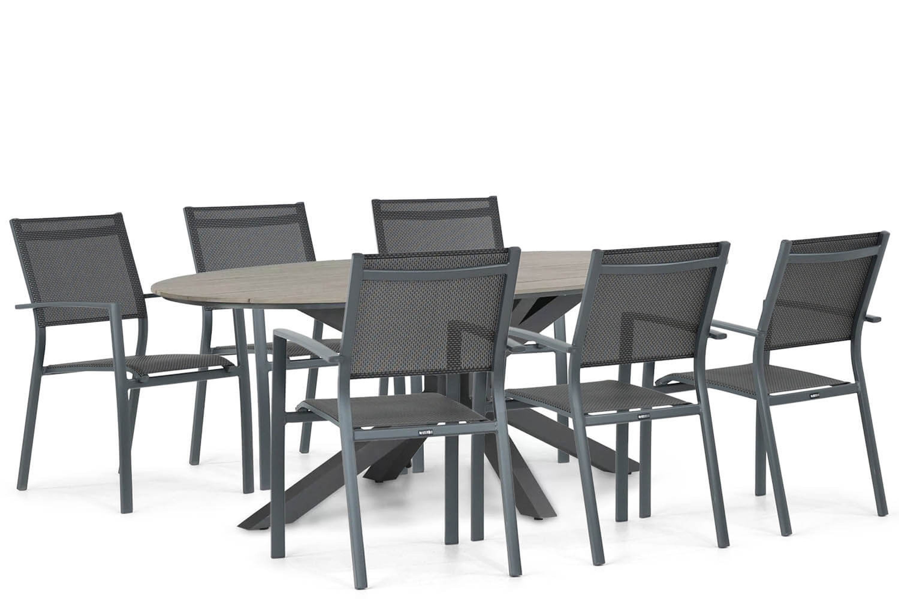 Lifestyle Sella/Matara 220 cm dining tuinset 7-delig