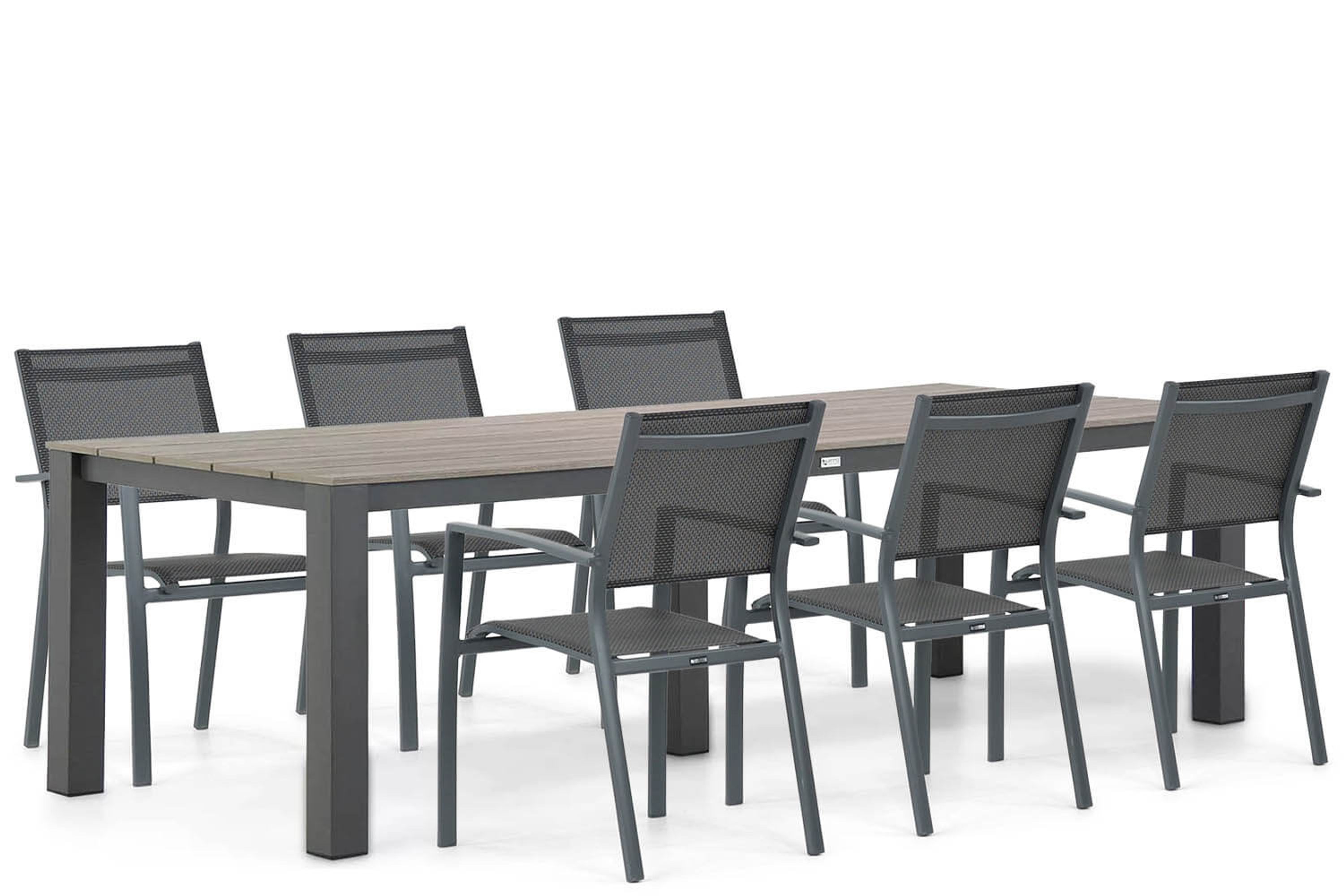 Lifestyle Sella/Valley 240 cm dining tuinset 7-delig