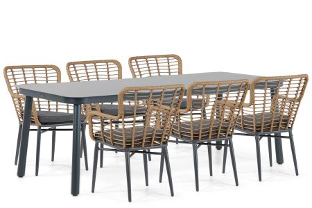 Lifestyle Toledo/Tavano 220 cm dining tuinset 7-delig