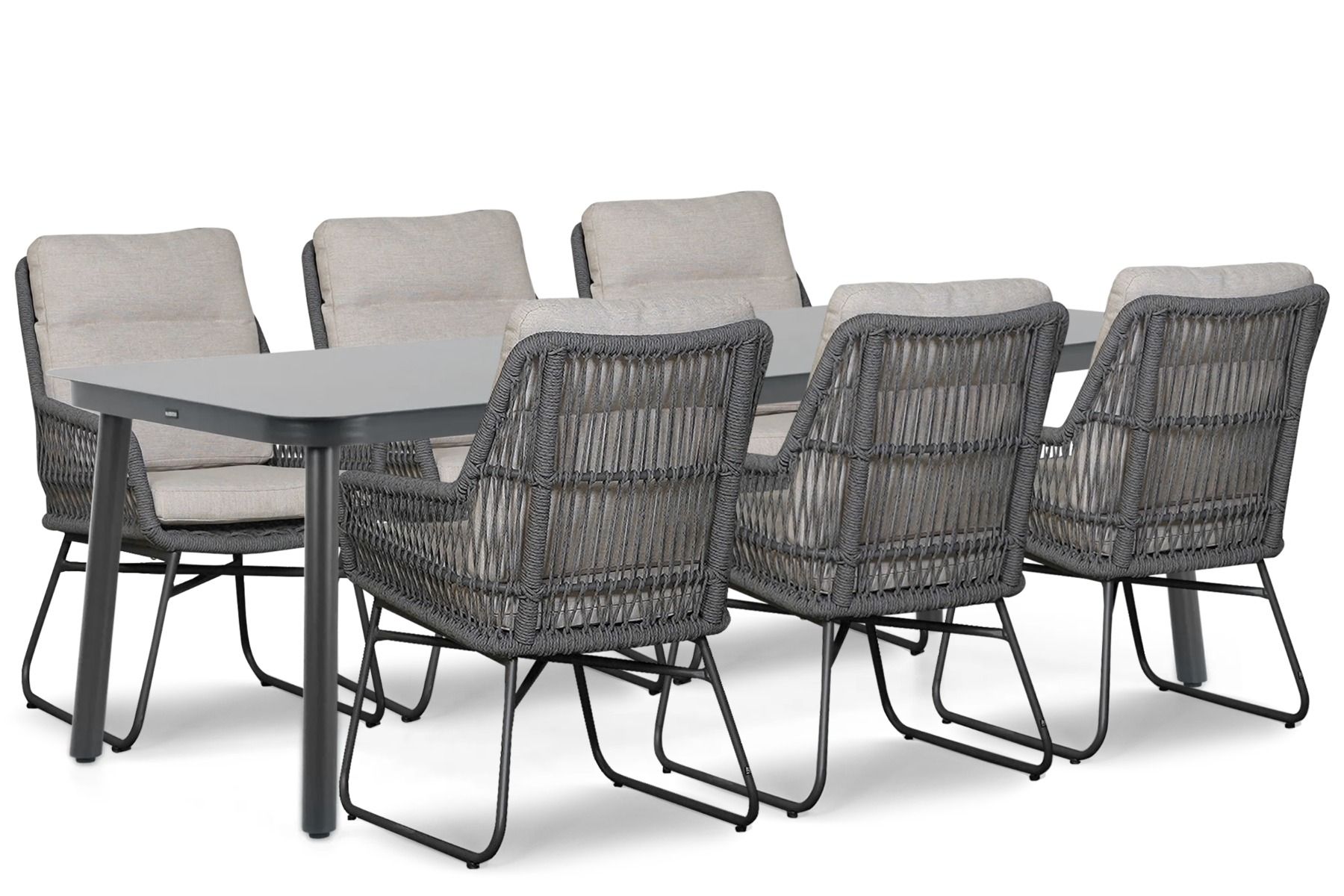 Lifestyle Vicente/Tavano 220x90 cm dining tuinset 7-delig