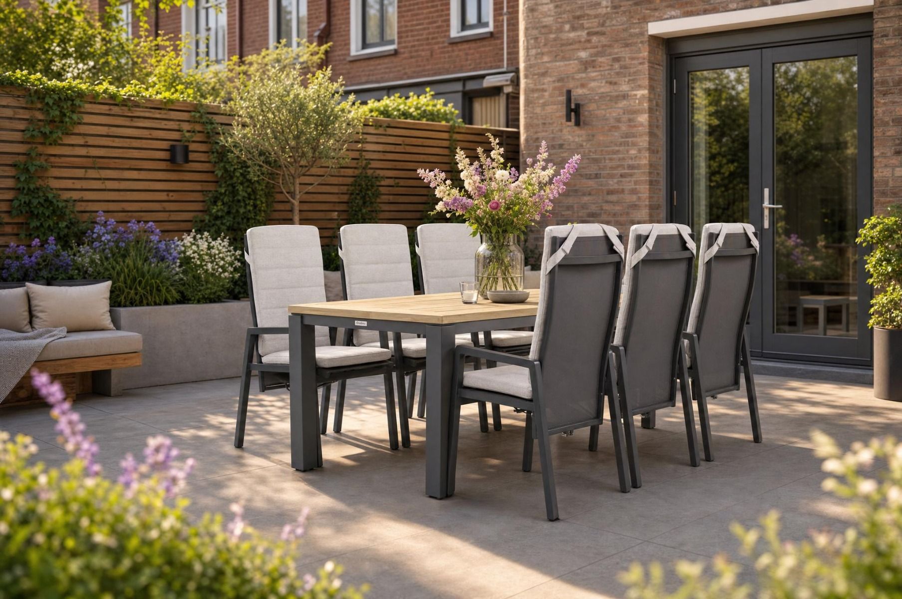 Lifestyle Vivaro/Veneto 230x90 cm dining tuinset 7-delig