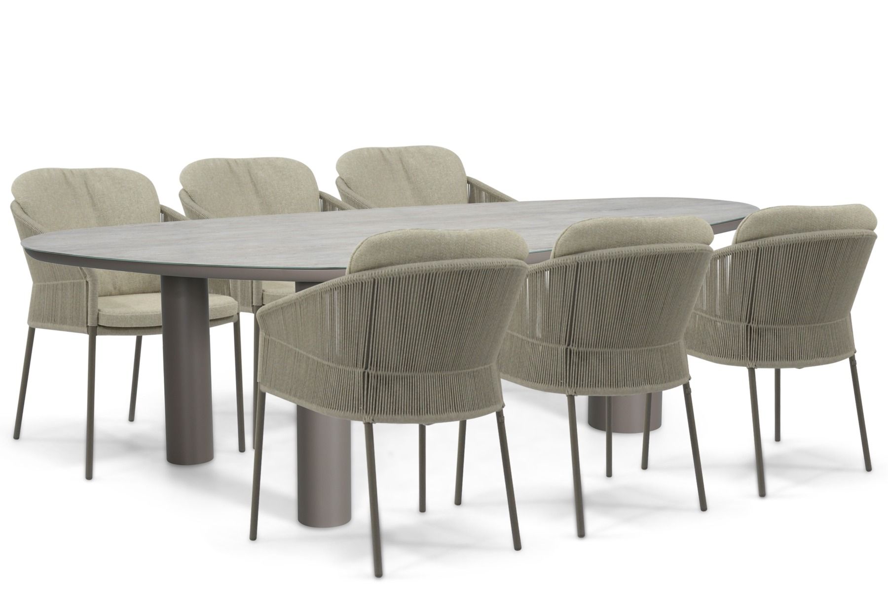 4 Seasons Outdoor Florence/Guave 240x120 cm dining tuinset 7-delig