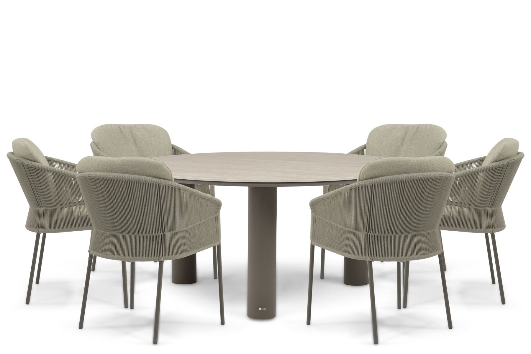 4 Seasons Outdoor Florence/Trino 158 cm dining tuinset 7-delig