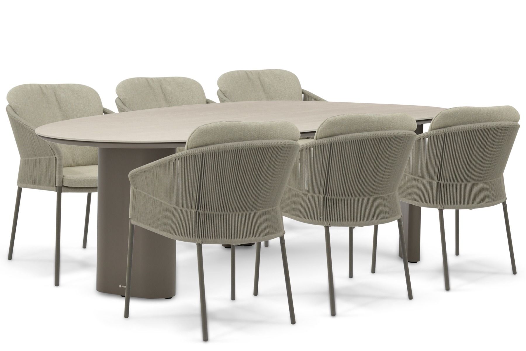 4 Seasons Outdoor Florence/Weave 240x120 cm dining tuinset 7-delig